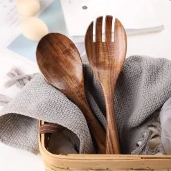 Merkloos Slabestek - Slalepel - Opscheplepel - 26 Cm - Hout -Keukenbenodigdheden Winkel 1200x1200 1136