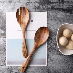 Merkloos Slabestek - Slalepel - Opscheplepel - 26 Cm - Hout -Keukenbenodigdheden Winkel 1200x1200 1138