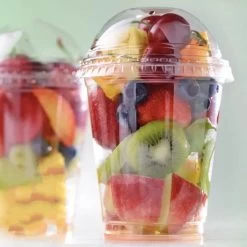 Salade En Smoothie Bekers - 50 Stuk(s) - 300 Ml - To Go - Incl Open Deksel - Transparant - Royal WM - Kerst Servies -Keukenbenodigdheden Winkel 1200x1200 1169