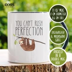 You Cant Rush - Luiaarden - Dieren - Cadeau Voor Vrouw - Koffiemok - Grappige Cadeaus - Cadeau Voor Man - Kado Vrouw - Valentijn Cadeautje Voor Haar - Mokken En Bekers - Verjaardag Cadeau - Koffiekopjes - Mok Met Tekst -Keukenbenodigdheden Winkel 1200x1200 1173