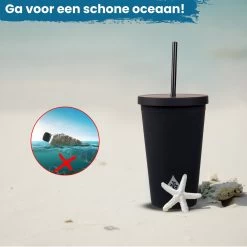 Beker Met Rietje En Deksel Starbucks Milkshake Beker Voor Take Away – Herbruikbare Plastic Drinkbeker Geel 500ml - VANN -Keukenbenodigdheden Winkel 1200x1200 1174