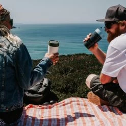 Circular&Co. Herbruikbare To Go Koffiebeker (rCUP) Crème/groen 12oz/340ml -Keukenbenodigdheden Winkel 1200x1200 1207