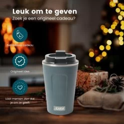 LaCardia Koffiebeker To Go Premium Blauw – Thermosbeker – Theebeker – 380ML – Herbruikbaar -Keukenbenodigdheden Winkel 1200x1200 1211
