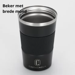Castagnola Design RVS Koffiebeker To Go - Zwart - 380ml - Thermosbeker - Theebeker 18 Castagnola Design RVS Koffiebeker To Go - Zwart - 380ml - Thermosbeker - Theebeker -Keukenbenodigdheden Winkel 1200x1200 1217