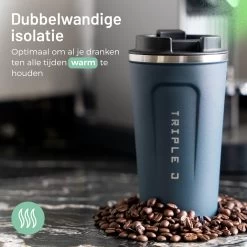 Triple J® Koffiebeker To Go - Thermosbeker - BPA & Lekvrij - 510ml - Blauw 13 Triple J® Koffiebeker To Go - Thermosbeker - BPA & Lekvrij - 510ml - Blauw -Keukenbenodigdheden Winkel 1200x1200 1222