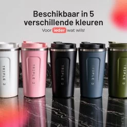 Triple J® Koffiebeker To Go - Thermosbeker - BPA & Lekvrij - 510ml - Blauw 16 Triple J® Koffiebeker To Go - Thermosbeker - BPA & Lekvrij - 510ml - Blauw -Keukenbenodigdheden Winkel 1200x1200 1225