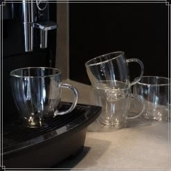OTIX Dubbelwandige Koffieglazen - Koffiekopjes - 180 Ml - Set Van 4 - Transparant - Latte Macchiato Glazen -Keukenbenodigdheden Winkel 1200x1200 1305