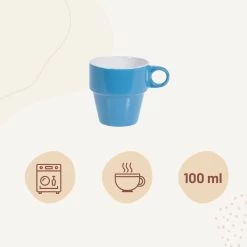 Orange85 Koffiekopjes - Met Houder - Set Van 6 - Gekleurd - 300 Ml - Keramiek -Keukenbenodigdheden Winkel 1200x1200 1323