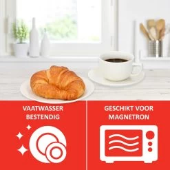 Alpina Tafelservies - Serviesset 40-delig - 8 Persoons - Vaatwasserbestendig - Geschikt Voor Magnetron - Wit -Keukenbenodigdheden Winkel 1200x1200 1386