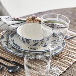 Riviera Maison Bord, Ontbijtbord, Servies, Tafeldecoratie Voor Eetkamer, Keuken - First Catch Breakfast Plate - Blauw - Keramiek - 1 Stuk -Keukenbenodigdheden Winkel 1200x1200 1442