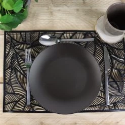 Orange85 Bordenset - Dinerbord - Borden - Plat - Set Van 6 - Mat Zwart - Diameter 27cm - Aardewerk - Servies -Keukenbenodigdheden Winkel 1200x1200 1471