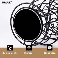 Eiermand – Eierrek – Eierhouder – Eieren – 360° - Zwart - Pasen - 39 Eieren - BAULK® -Keukenbenodigdheden Winkel 1200x1200 1567