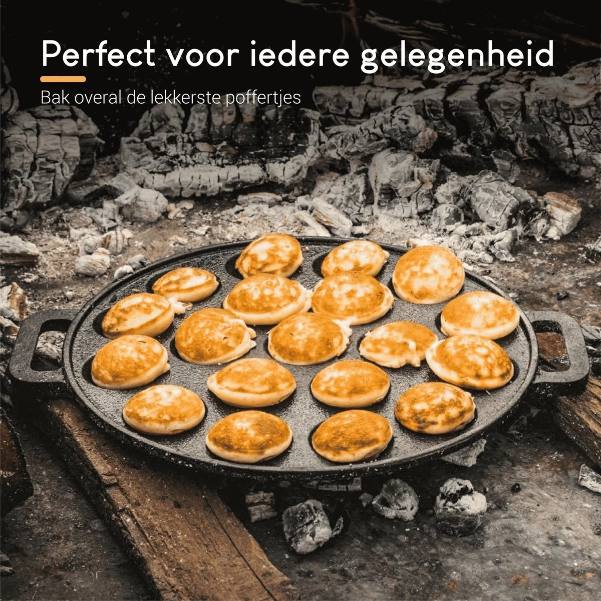 Ocina Poffertjespan– 19 Poffertjes – Poffertjesmaker – Poffertjespan Inductie – Poffertjespan Electrisch – Gietijzeren Pan – Inclusief Warmtebestendige Handvaten– Gratis Receptenboek 9 Ocina Poffertjespan– 19 Poffertjes – Poffertjesmaker – Poffertjespan Inductie – Poffertjespan Electrisch – Gietijzeren Pan – Inclusief Warmtebestendige Handvaten– Gratis Receptenboek - Afbeelding 7