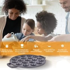 CuisiNoon® Poffertjespan Premium - Complete Poffertjesmaker Set - Inclusief Bakboek 13 CuisiNoon® Poffertjespan Premium - Complete Poffertjesmaker Set - Inclusief Bakboek -Keukenbenodigdheden Winkel 1200x1200 180