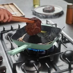 Springlane Gietijzeren Grillpan Mint, 26 Cm -Keukenbenodigdheden Winkel 1200x1200 321