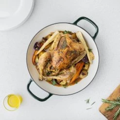 Navaris Gietijzeren Stoofpan Met Deksel- 3,5 Liter Gietijzeren Ovenschaal Van Email - Geschikt Voor Alle Warmtebronnen - Groen -Keukenbenodigdheden Winkel 1200x1200 393