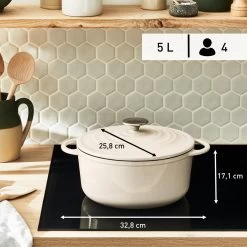 Tefal LOV Braadpan - 5L - Ø25 Cm - Beige -Keukenbenodigdheden Winkel 1200x1200 398