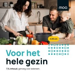 MOA Gietijzeren Braadpan - Inhoud 7,1 Liter - 29CM - Rond - Alle Warmtebronnen - Ook Voor Inductie - Gewicht 7,6 Kg - Zwart - MC29B 17 MOA Gietijzeren Braadpan - Inhoud 7,1 Liter - 29CM - Rond - Alle Warmtebronnen - Ook Voor Inductie - Gewicht 7,6 Kg - Zwart - MC29B -Keukenbenodigdheden Winkel 1200x1200 430