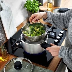 Springlane Roestvrijstalen Snelkookpan - Inductie - Pressure Cooker - 6,0 L Met Stoommand -Keukenbenodigdheden Winkel 1200x1200 483