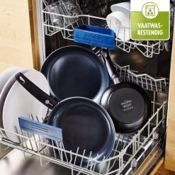 GreenPan Cambridge Steelpan 16cm - Zwart - Inductie - PFAS-vrij 25 GreenPan Cambridge Steelpan 16cm - Zwart - Inductie - PFAS-vrij -Keukenbenodigdheden Winkel 1200x1200 520