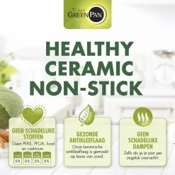 GreenPan Mayflower Hapjespan Met Deksel - Ø 24 Cm - Keramisch - Inductie 31 GreenPan Mayflower Hapjespan Met Deksel - Ø 24 Cm - Keramisch - Inductie -Keukenbenodigdheden Winkel 1200x1200 546