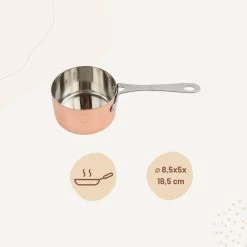 Orange85 Sauspan - Koper - 5x8,5cm - Staal -Keukenbenodigdheden Winkel 1200x1200 576