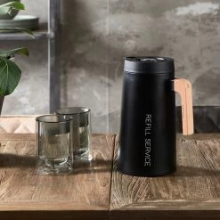 Riviera Maison Thermoskan - Refill Service Thermos Flask - Zwart -Keukenbenodigdheden Winkel 1200x1200 578