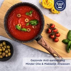 Westinghouse Steelpan Inductie - Ø 20 Cm - Zwart Marmer - Speciale Editie -Keukenbenodigdheden Winkel 1200x1200 593