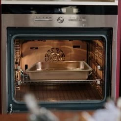 YUGN COMBI Set Braadslede Ovenschaal Combi Braadslee Oven Set - 2x Braadslede Met Rooster Voor Ovengerechten - 36x27x7CM En 40x30x7CM En Inclusief Bakkwast - Cadeau- Cadeautip -Keukenbenodigdheden Winkel 1200x1200 637