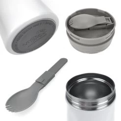 Lock&Lock RVS Thermos Lunchbox - Voedselcontainer - Voedseldrager - Lunchpot - Snackbox - Soepbeker To Go - Warme Maaltijden - Volwassenen - 500ml - Houdt Tot 6 Uur Warm - Lekvrij - Wit -Keukenbenodigdheden Winkel 1200x1200 657