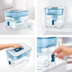 BRITA - Waterfilterkan Flow Cool - Blauw - 8,2L -Keukenbenodigdheden Winkel 1200x1200 697