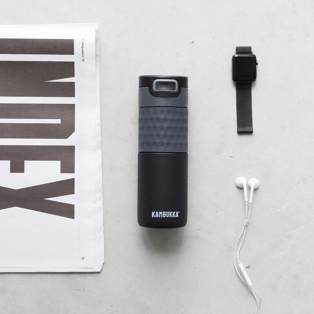 Kambukka Etna Grip Thermosbeker 500 Ml - Makkelijk Reinigen - Lekvrije Koffiebeker - Zwart 11 Kambukka Etna Grip Thermosbeker 500 Ml - Makkelijk Reinigen - Lekvrije Koffiebeker - Zwart - Afbeelding 9