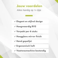 Hendi Tafelvork - Profi Line Tafelvorken - 20,5cm - RVS 18/0 ( Set Van 6 ) -Keukenbenodigdheden Winkel 1200x1200 819