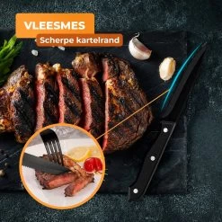 Strex Bestekset 6 Persoons - Zwart - 36-delig - Roestvrij Staal - Lepels, Messen, Vorken En Steakmessen - Hoogwaardige Kwaliteit 17 Strex Bestekset 6 Persoons - Zwart - 36-delig - Roestvrij Staal - Lepels, Messen, Vorken En Steakmessen - Hoogwaardige Kwaliteit -Keukenbenodigdheden Winkel 1200x1200 842