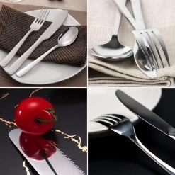 Deleca 8 Persoons Bestekset (48-delig) - Lepels, Messen, Vorken & Steakmessen - Vaatwasserbestendig - Zilver / RVS 15 Deleca 8 Persoons Bestekset (48-delig) - Lepels, Messen, Vorken & Steakmessen - Vaatwasserbestendig - Zilver / RVS -Keukenbenodigdheden Winkel 1200x1200 864