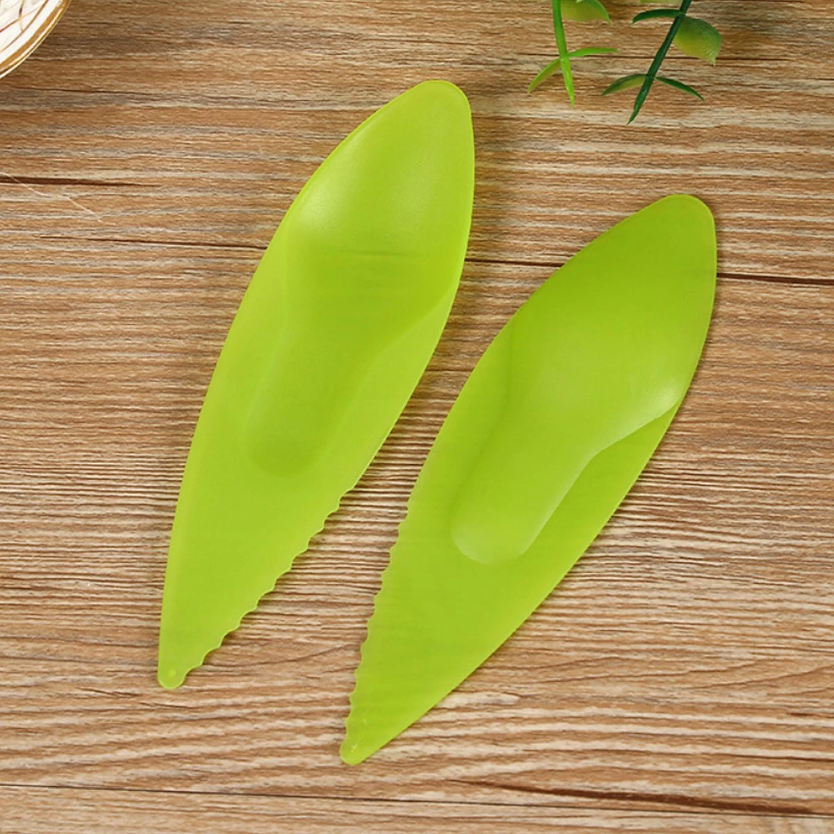 Merkloos Kiwi Lepel/Mes | Kunststof | 10,5cm | Ideaal Voor Kinderen | 3, 5 Of 8 Stuks Hoge Korting! 5 Merkloos Kiwi Lepel/Mes | Kunststof | 10,5cm | Ideaal Voor Kinderen | 3, 5 Of 8 Stuks Hoge Korting! - Afbeelding 3