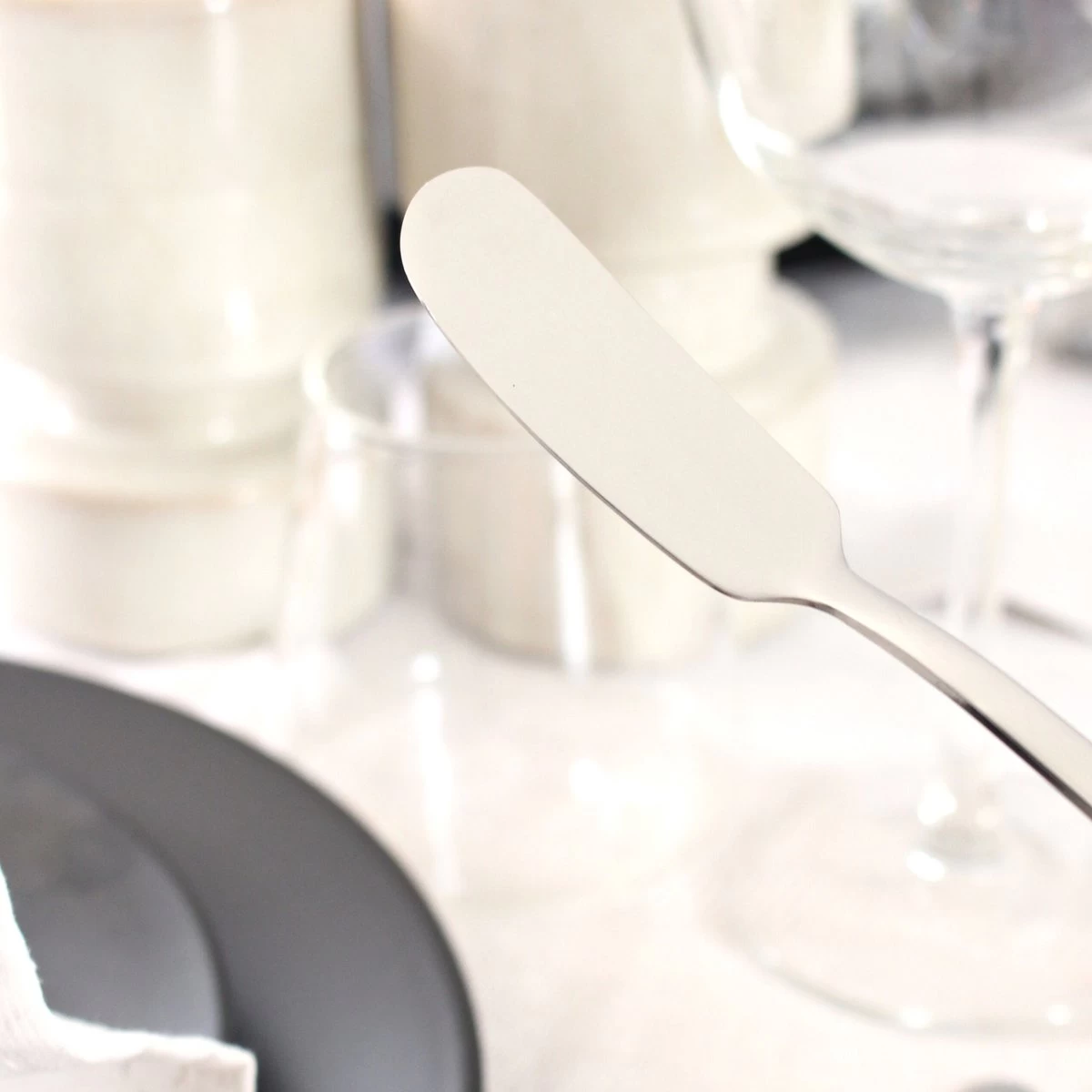 House Of Husk Botermesjes Set - Zilver - RVS - Botermes - Smeermessen - Tapas Mesjes - 6 Stuks 6 House Of Husk Botermesjes Set - Zilver - RVS - Botermes - Smeermessen - Tapas Mesjes - 6 Stuks - Afbeelding 4