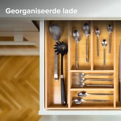 Coninx Bestekbak Bamboe 36CM Breed - Besteklade - Opbergbak - Duurzaam - Voor Laden Vanaf 47cm Diep -Keukenbenodigdheden Winkel 1200x1200 969