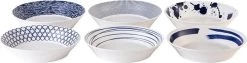Royal Doulton Pacific - Pastaborden / Bordenset - Porselein - Wit / Blauw - ⌀ 22 Cm - 6 Stuks -Keukenbenodigdheden Winkel 1200x304 1