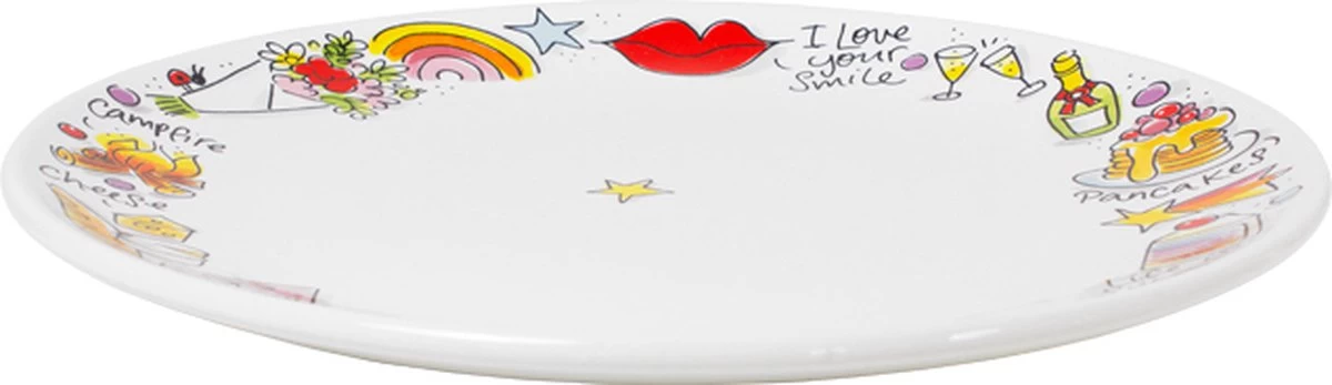 Blond Amsterdam, Happy - Bord 26cm 4 Blond Amsterdam, Happy - Bord 26cm - Afbeelding 2