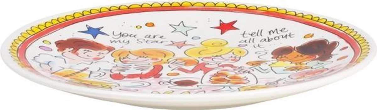 BLOND AMSTERDAM EB: PLATE 22 CM DARK PINK 4 BLOND AMSTERDAM EB: PLATE 22 CM DARK PINK - Afbeelding 2