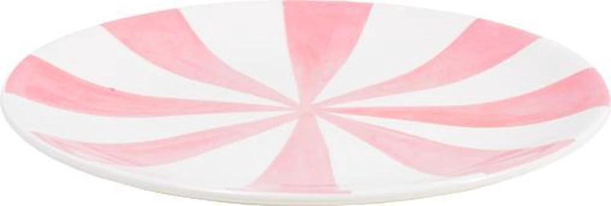 Blond Amsterdam Gebaksbord - Set - Girls/Pink Stripe 5 Blond Amsterdam Gebaksbord - Set - Girls/Pink Stripe - Image 3