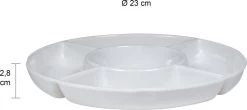 Krumble Tapasbord Met 5 Vakken / Servies / Borden / Hapjesbord / Serveerschalen / Serveerborden / Gourmetbord - Wit 16 Krumble Tapasbord Met 5 Vakken / Servies / Borden / Hapjesbord / Serveerschalen / Serveerborden / Gourmetbord - Wit -Keukenbenodigdheden Winkel 1200x533 3