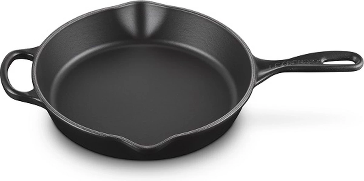Le Creuset Hoge Ronde Skillet Mat Zwart 26cm 4 Le Creuset Hoge Ronde Skillet Mat Zwart 26cm - Afbeelding 2