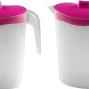 2x Waterkannen/sapkannen Met Roze Deksel 2,5 Liter 11 X 23 X 26 Cm Kunststof - Sapkannen/waterkannen/schenkkannen/limonadekannen 2 2x Waterkannen/sapkannen Met Roze Deksel 2,5 Liter 11 X 23 X 26 Cm Kunststof - Sapkannen/waterkannen/schenkkannen/limonadekannen -Keukenbenodigdheden Winkel 1200x621 4