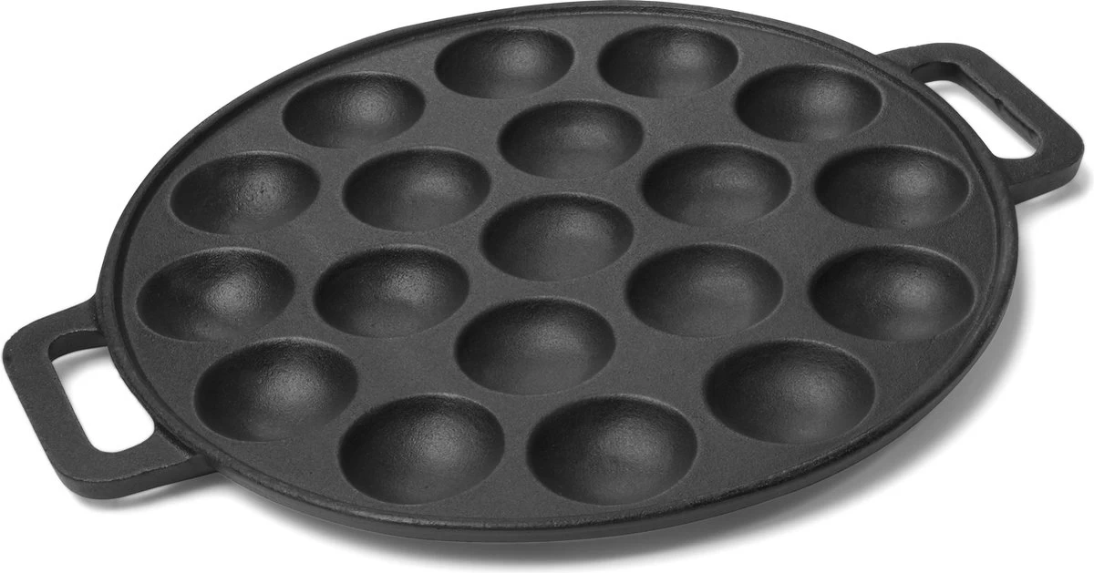 Inno Cuisinno Poffertjespan - Ø 24 Cm - Zwart 4 Inno Cuisinno Poffertjespan - Ø 24 Cm - Zwart - Afbeelding 2