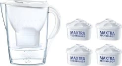 BRITA Waterfilterbundel Marella Cool White + 4 MAXTRA+ Filterpatronen 16 BRITA Waterfilterbundel Marella Cool White + 4 MAXTRA+ Filterpatronen -Keukenbenodigdheden Winkel 1200x649
