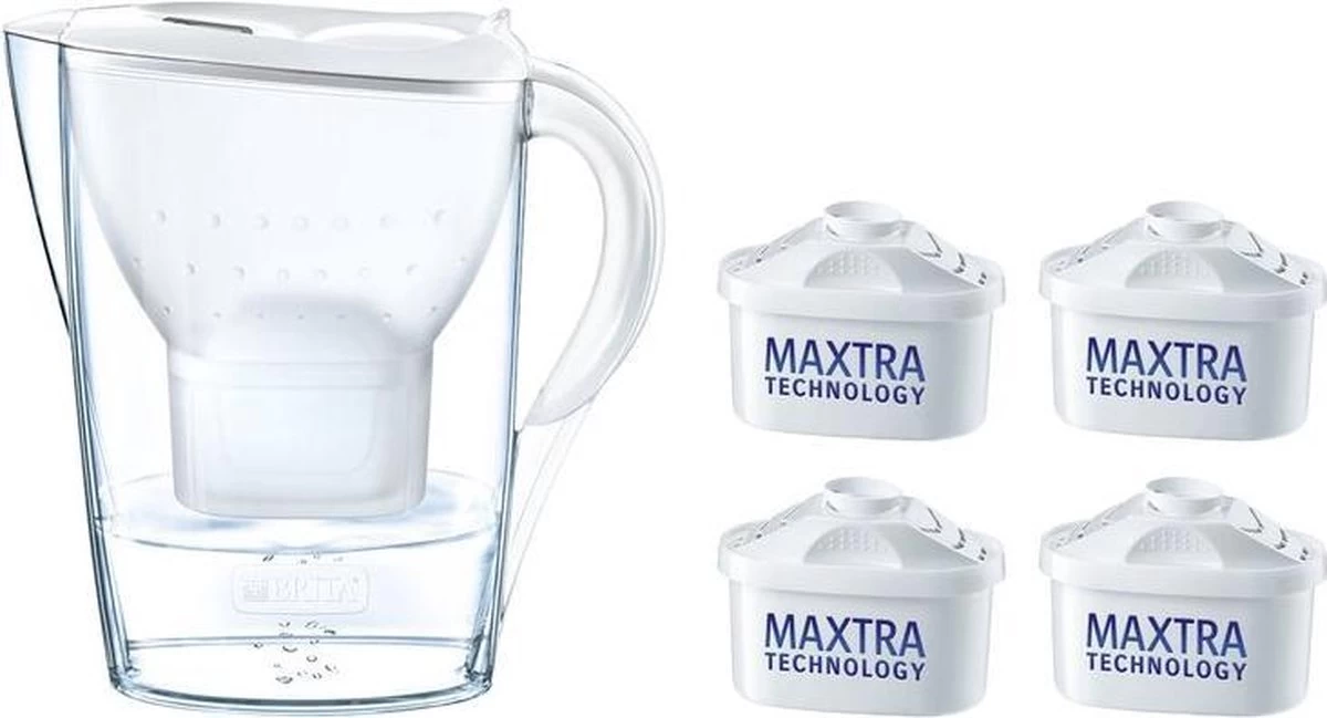 BRITA Waterfilterbundel Marella Cool White + 4 MAXTRA+ Filterpatronen 8 BRITA Waterfilterbundel Marella Cool White + 4 MAXTRA+ Filterpatronen - Afbeelding 6