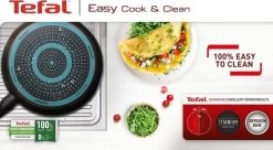 Tefal Sauteerpan Cook & Clean 26 Cm Aluminium Zwart -Keukenbenodigdheden Winkel 1200x660 1