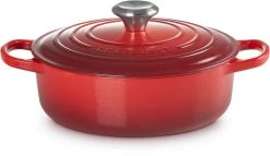Le Creuset - Gietijzeren - Lage Braadpan - 24cm - Kersenrood 27 Le Creuset - Gietijzeren - Lage Braadpan - 24cm - Kersenrood -Keukenbenodigdheden Winkel 1200x695 1